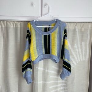 Urban Outfitters Colorful Cropped Sweater